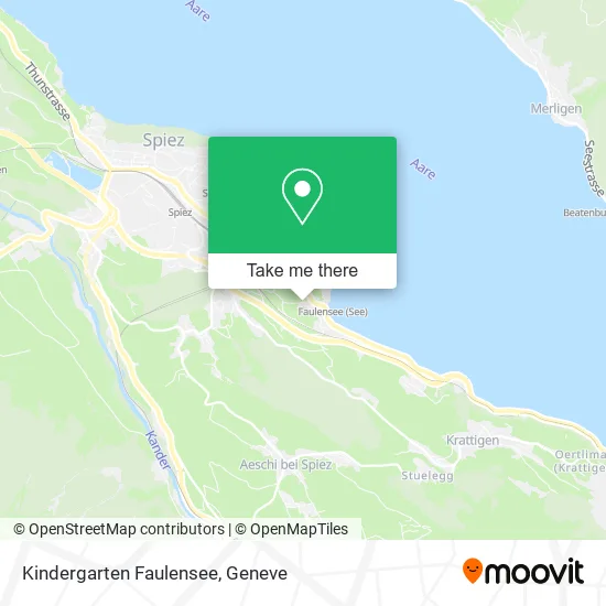 Kindergarten Faulensee map
