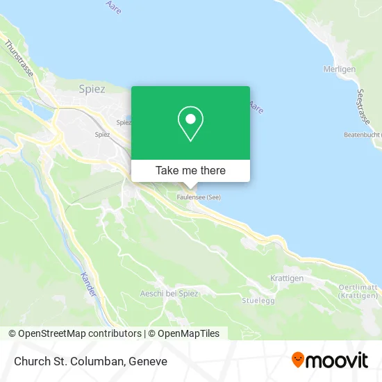 Church St. Columban map