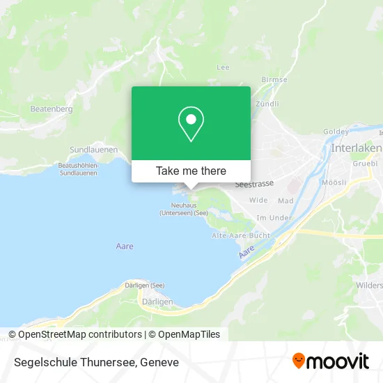 Segelschule Thunersee map