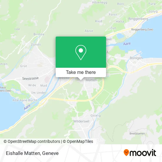 Eishalle Matten map