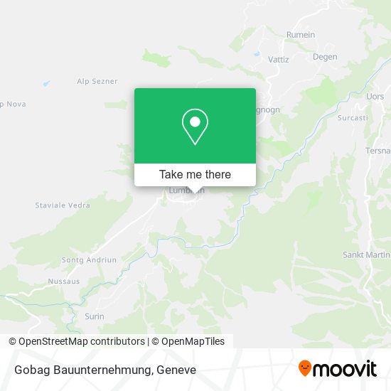 Gobag Bauunternehmung map