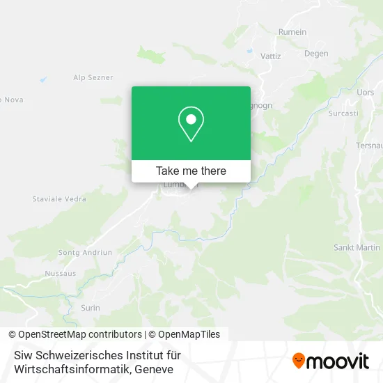Siw Schweizerisches Institut für Wirtschaftsinformatik map