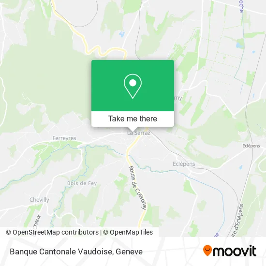 Banque Cantonale Vaudoise map