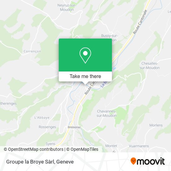Groupe la Broye Sàrl map