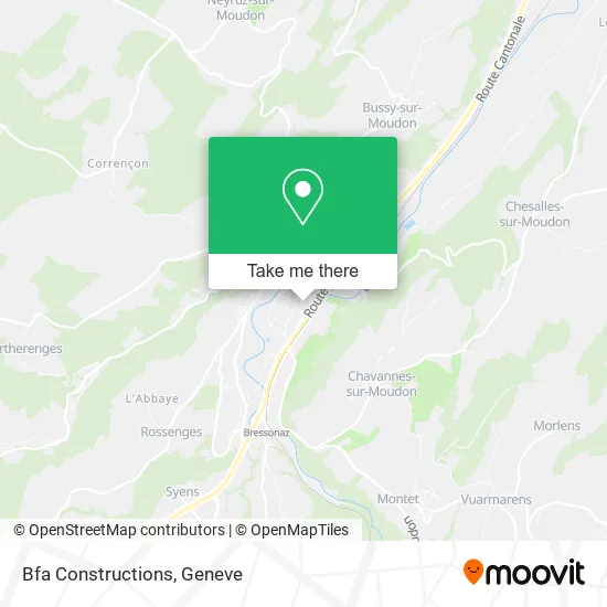 Bfa Constructions map