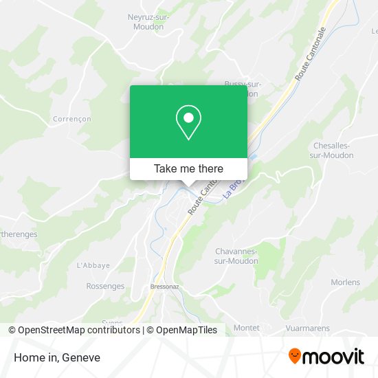 Home in map