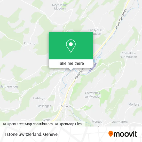 Istone Switzerland map