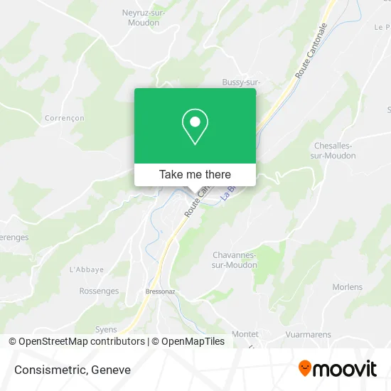 Consismetric map