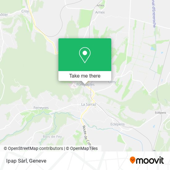 Ipap Sàrl map