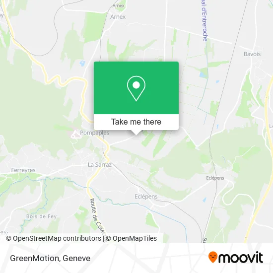 GreenMotion map