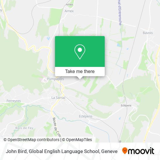 John Bird, Global English Language School map