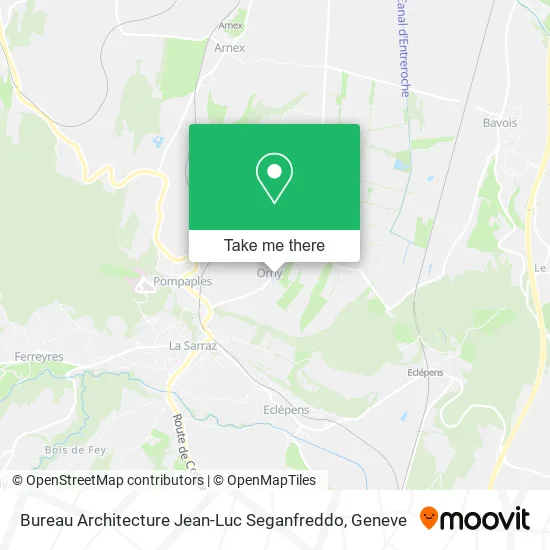 Bureau Architecture Jean-Luc Seganfreddo map