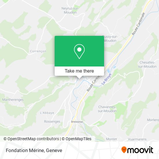 Fondation Mérine map