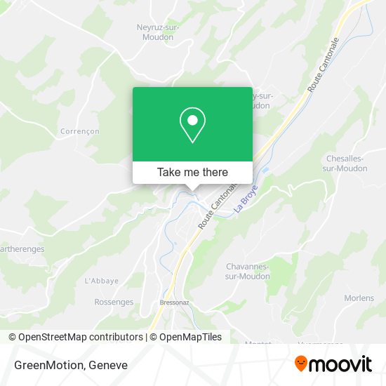 GreenMotion map