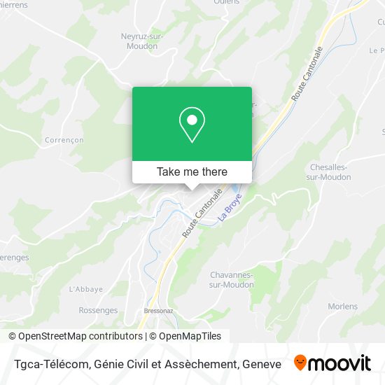 Tgca-Télécom, Génie Civil et Assèchement plan