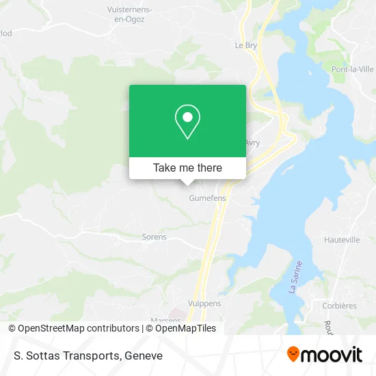 S. Sottas Transports map
