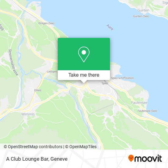 A Club Lounge Bar map