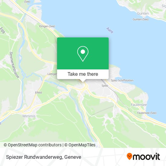 Spiezer Rundwanderweg map