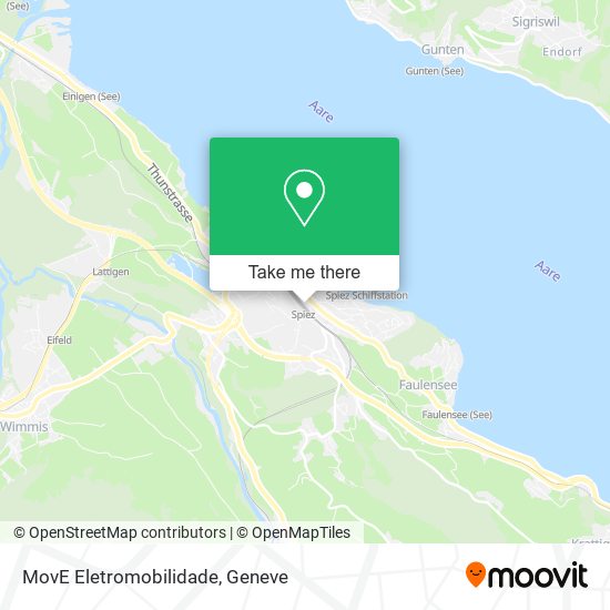 MovE Eletromobilidade map