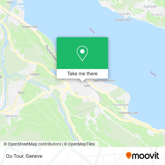 Ou Tour map