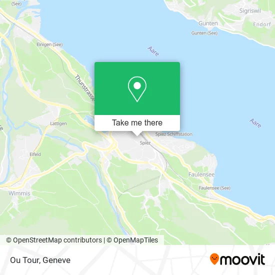 Ou Tour map