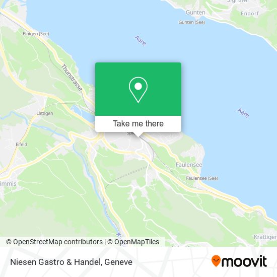 Niesen Gastro & Handel map