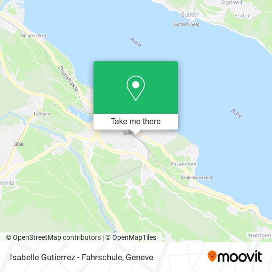 Isabelle Gutierrez - Fahrschule map