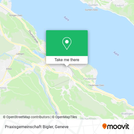 Praxisgemeinschaft Bigler map