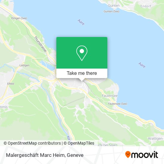 Malergeschäft Marc Heim map