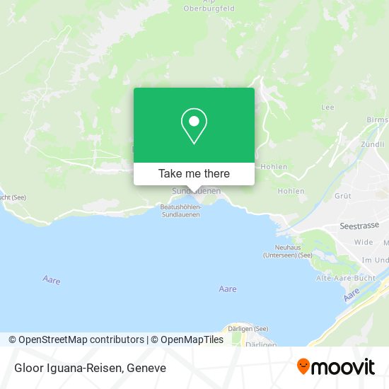Gloor Iguana-Reisen map