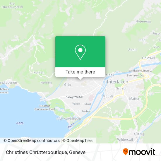 Christines Chrütterboutique map