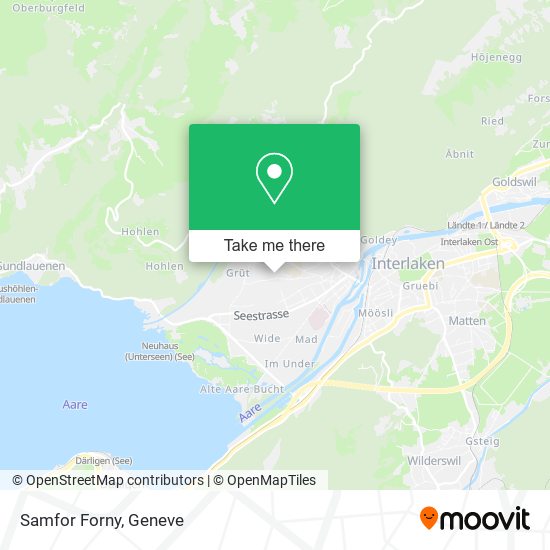 Samfor Forny map