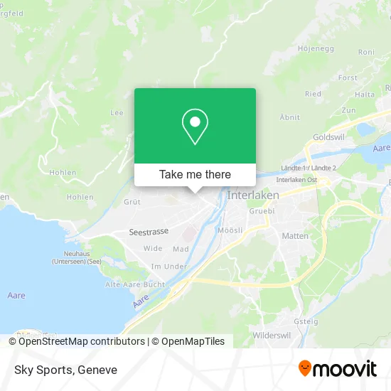 Sky Sports map