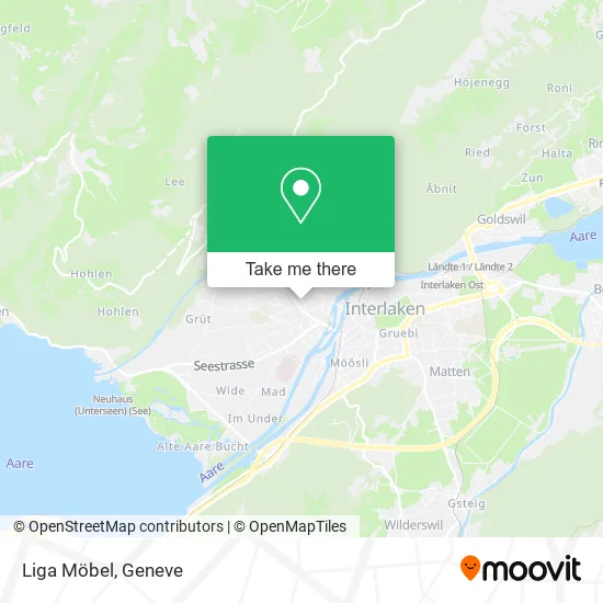 Liga Möbel map