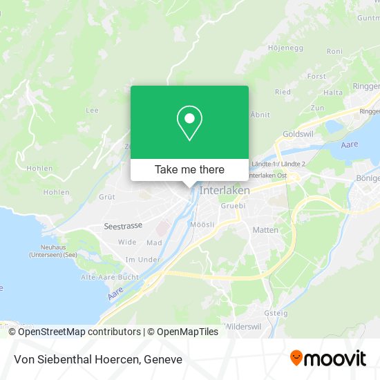 Von Siebenthal Hoercen map