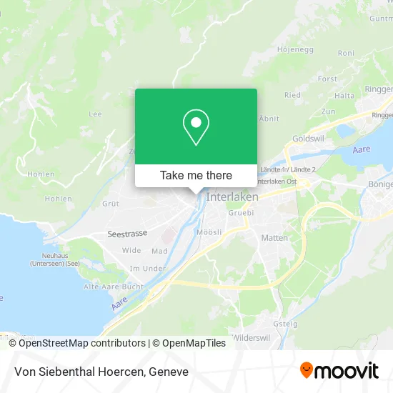Von Siebenthal Hoercen map