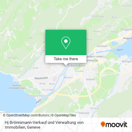 Hj Brönnimann-Verkauf und Verwaltung von Immobilien map