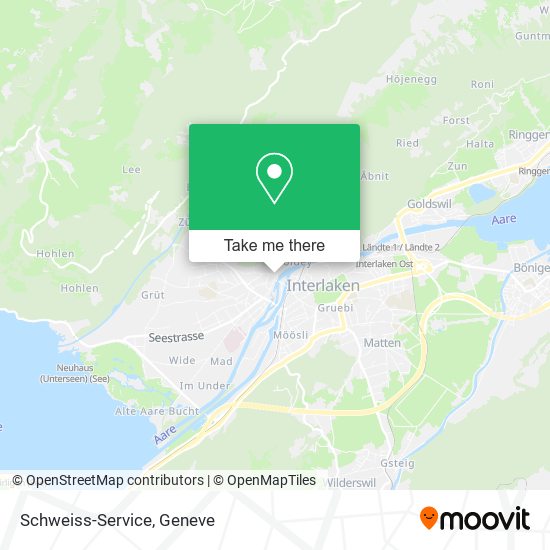 Schweiss-Service map