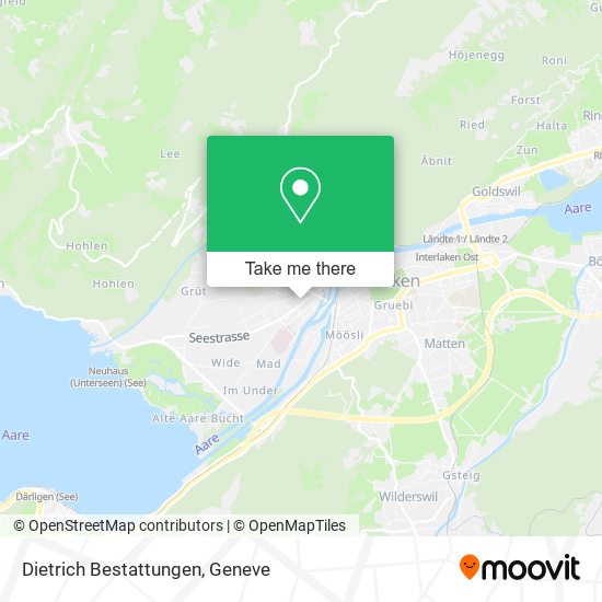Dietrich Bestattungen map
