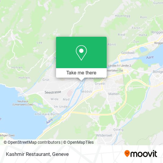 Kashmir Restaurant map