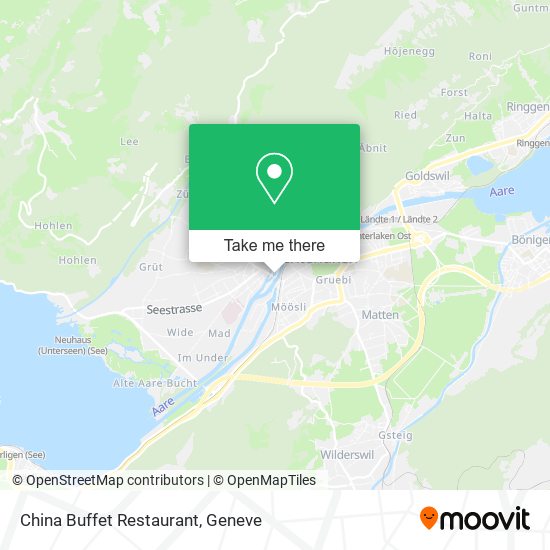 China Buffet Restaurant map