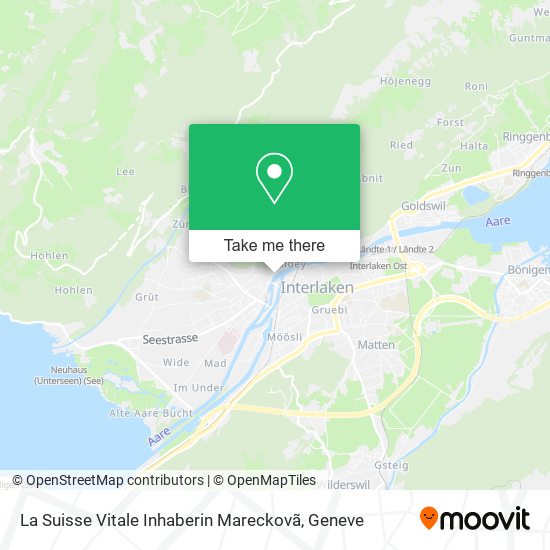 La Suisse Vitale Inhaberin Mareckovã map