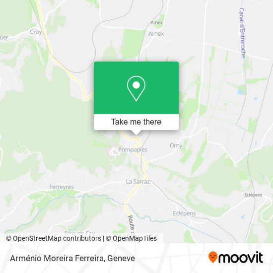 Arménio Moreira Ferreira map