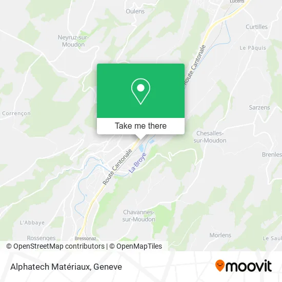 Alphatech Matériaux map