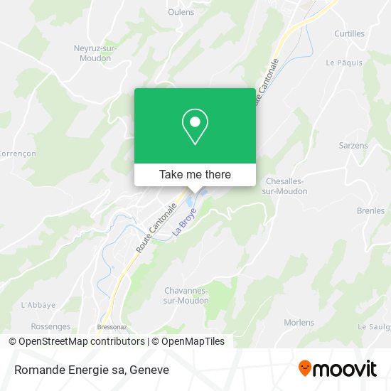 Romande Energie sa map