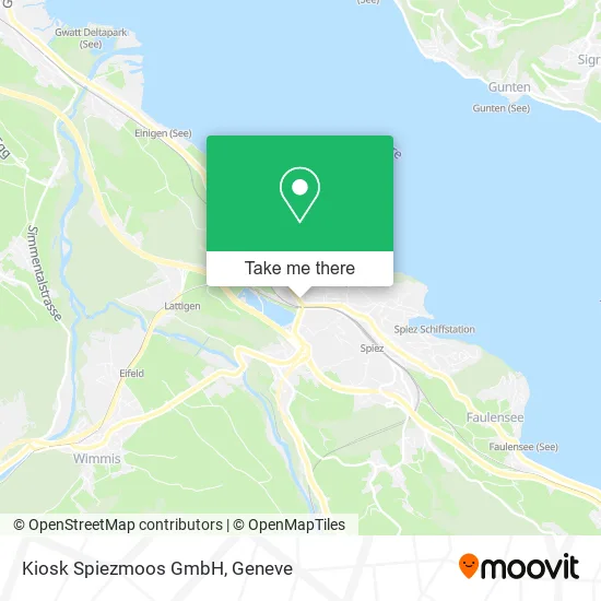 Kiosk Spiezmoos GmbH map