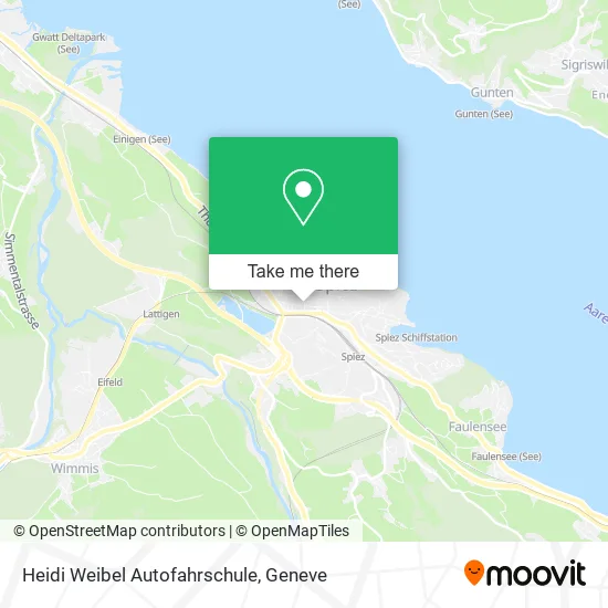 Heidi Weibel Autofahrschule map