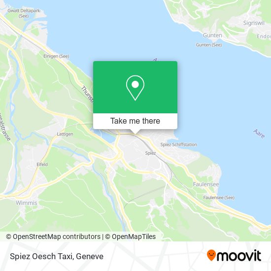 Spiez Oesch Taxi map