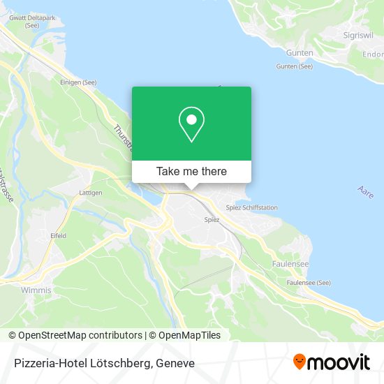 Pizzeria-Hotel Lötschberg map