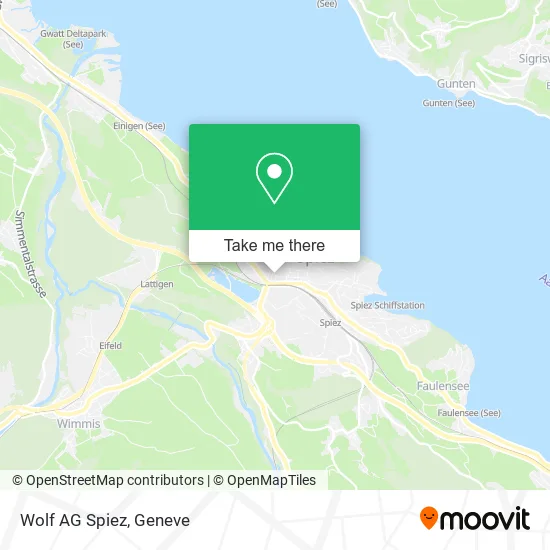 Wolf AG Spiez map